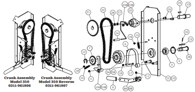 0311-860744 Aero (OEM) Easy Cover Ratchet/Hub One Piece